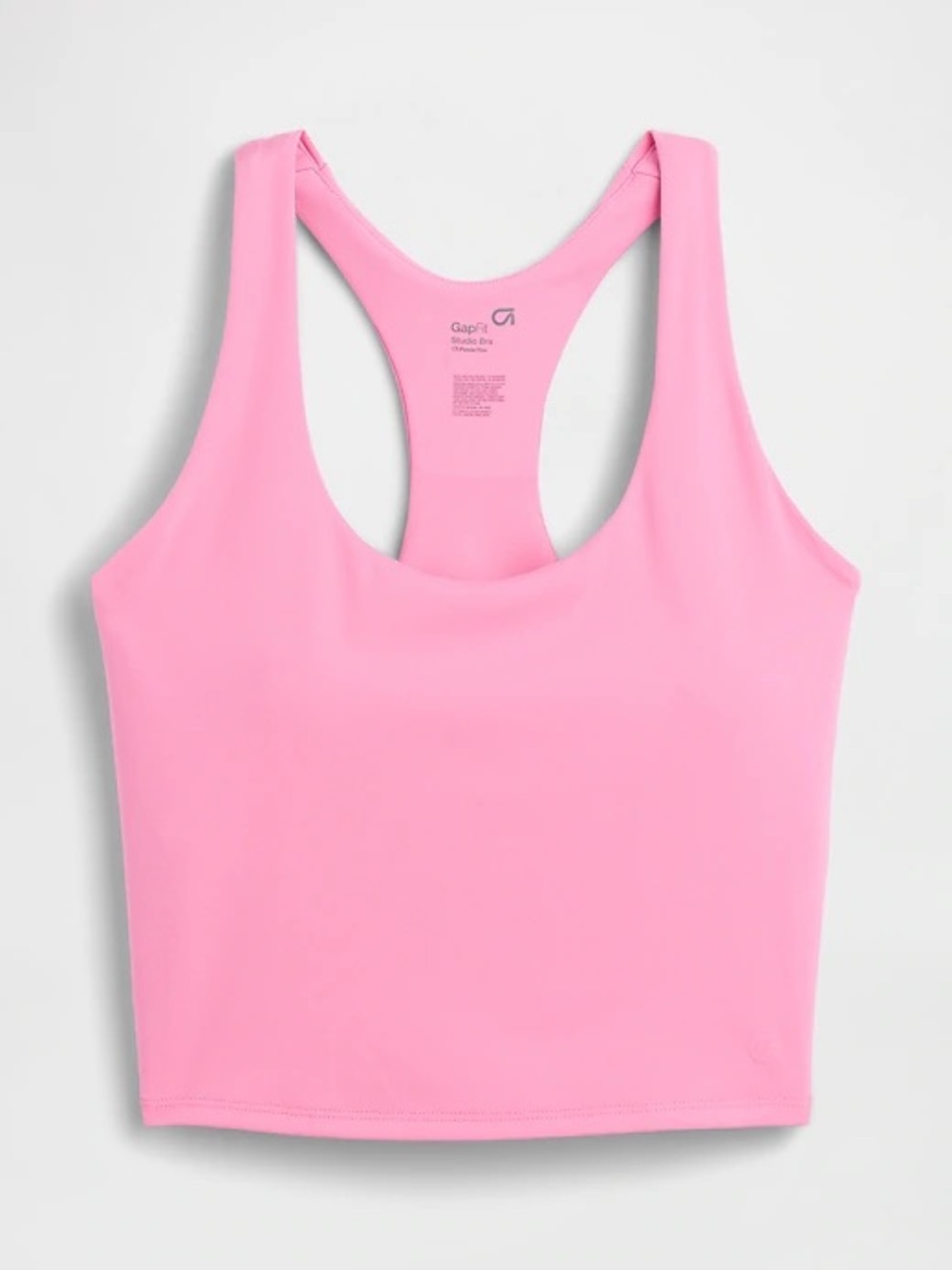 GAP Pink Racerback Crop Tank Top